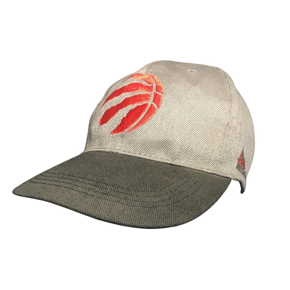 Toronto Raptors Hat Adjustable NBA Basketball Coors Light Gray Black